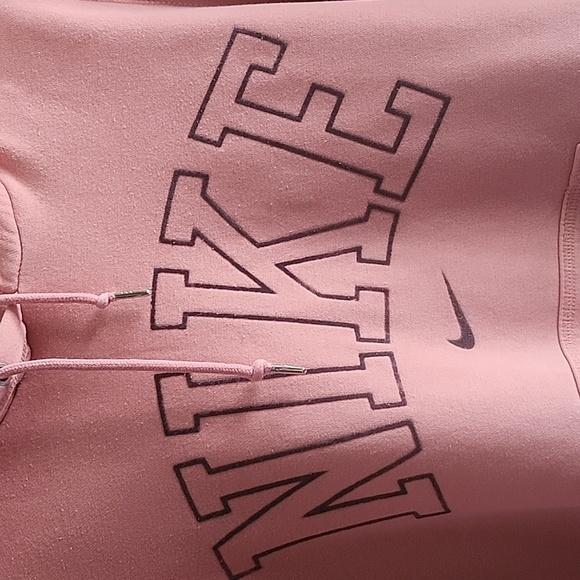 Nike Peachy Pink Hoodie Pullover Size M - Picture 2 of 11